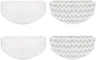 🧽 bissell powerfresh steam mop pads replacement - 4 pack, model 5938 19402 19404 19408 19409 1940a 1940f 1940q 1940t 1940w, microfiber, washable & reusable логотип