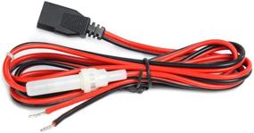 img 2 attached to High Quality 2-Pack 15A 3-Pin CB Radio Power Cord/Cables with 12V Cigarette Lighter Plug