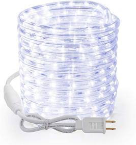 img 4 attached to Brizled 18ft 216 LED Rope Lights: Daylight White 🔆 Flexible Tube Lights for Indoor/Outdoor Décor - ETL Listed & Connectable