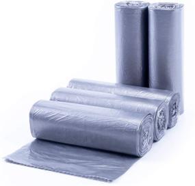 img 3 attached to 🗑️ 100 Pcs 4 Gallon Trash Bags for Bathroom/Kitchen/Office/Home - Small Garbage Bags, Wastebasket Trash Bags
