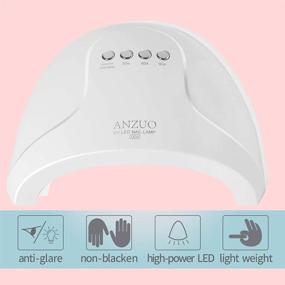 img 3 attached to 💅 Professional 48W UV Nail Lamp with Auto Sensor - Fast Nail Dryer UV LED Light for Gel Nail Polish, Salon Curing Gel Lamp for Nails