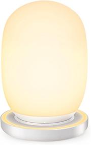 img 4 attached to 🔌 Stable Charging Pad Night Light for Kids - AIRFACE Nursery Light with Easy Touch Control, Dimmable Warm Light and RGB Colors Changing, Timer and Safety Features - Up to 150H of Illumination