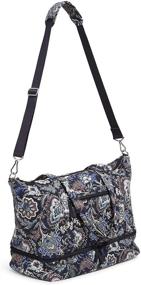 img 3 attached to Vera Bradley Deluxe Travel Blooms Recycled Women's Handbags & Wallets