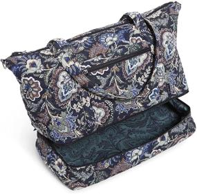 img 1 attached to Vera Bradley Deluxe Travel Blooms Recycled Women's Handbags & Wallets