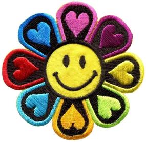 img 1 attached to Flower Smiley Applique Handmade Shipping