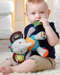 img 2 attached to SEO Optimized Skip Hop Teething Activity Multi-Sensory Toys for Babies & Toddlers with Rattles & Plush Rings