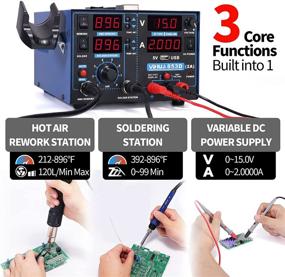 img 2 attached to ⚡ Enhanced Charging Voltage for YIHUA Soldering Station: Boosting Performance and Efficiency