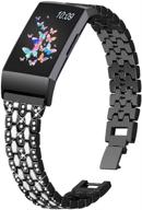 💎 bling bands for fitbit charge 4/3/3&4 se – stylish replacement straps with rhinestone jewelry for women logo