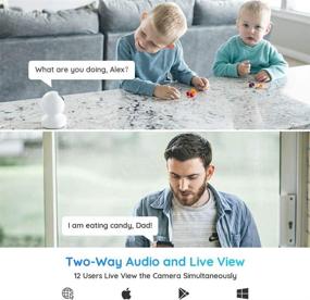 img 2 attached to 📷 Reolink E1 Zoom Indoor Security Camera - 5MP Super HD WiFi Camera with PTZ, Motion Alerts - Ideal Baby Monitor, Pet Camera, and Home Security - Dual Band WiFi, Multiple Storage Options