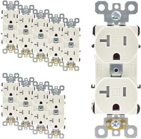 img 4 attached to Premium AIDA Resistant Receptacle with Self Grounding Feature - Ideal for Commercial and Industrial Electrical Applications