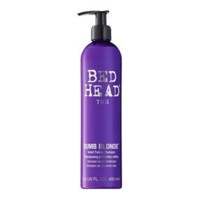 img 4 attached to Dumb Blonde Purple Toning Shampoo by TIGI Bed Head: Powerful 13.5 Ounce Formula