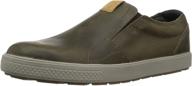 👞 stylish and comfortable: merrell mens barkley moccasin brunette – a must-have for men logo