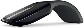 img 4 attached to 🐭 High Precision Arc Touch Mouse, Black by Microsoft - RVF-00052