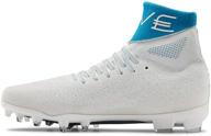 🏈 under armour men's football shoes: black and white athletic footwear логотип