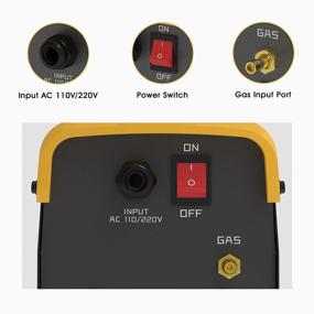 img 1 attached to 🔥 TOOLIOM 50A Non-Touch Pilot Air Plasma Cutter: Inverter DC Digital Display IGBT Portable Cutting Machine - Dual Voltage 110V / 220V