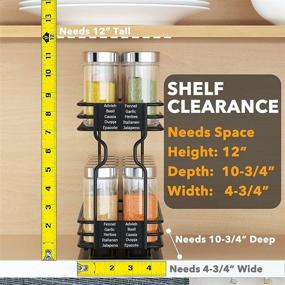 img 1 attached to Pull Out 🌶️ Spice Rack Organizer - SpaceAid