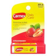 🍓 carmex strawberry click-stick lip balm spf 15 0.15 oz (pack of 12) - enhanced seo logo