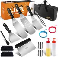 🔥 ultimate griddle accessories set for blackstone, camp chef & more - metal spatula, scraper & cleaning kit - ideal outdoor, hibachi & teppanyaki grilling tools logo