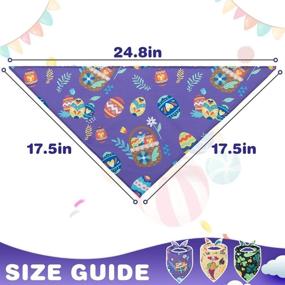 img 3 attached to PAWCHIE Dog Easter Bandana Adjustable