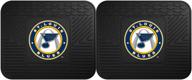 🏒 fanmats 12416 nhl st louis blues rear second row vinyl heavy duty utility mat: pack of 2 - a perfect addition for st. louis blues fans! logo