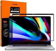 spigen tempered glass screen protector for macbook air 13 inch (m1/2018-2021) & macbook pro 13 inch (m1/2017-2021) [9h hardness] logo