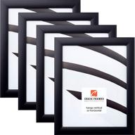 🖼️ craig frames 1wb3bk 8 x 10 inch picture frame set - sleek black finish, pack of 4" логотип