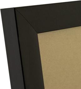 img 2 attached to 🖼️ Craig Frames 1WB3BK 8 x 10 Inch Picture Frame Set - Sleek Black Finish, Pack of 4"