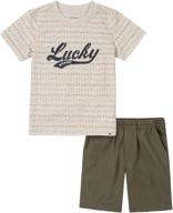 lucky sets toddler pieces shorts logo