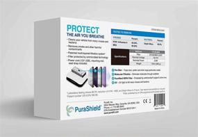 img 2 attached to 🚗 PuraShield Mini Air Purifier: High Efficiency Multi-Layered Purifier for Cars and Small Spaces - Combat Virus, Allergens, Pets, Dust, Pollen, Smoke, and Odors!