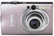 canon powershot sd1100is 8mp digital camera with 3x optical image stabilized zoom (pink) logo