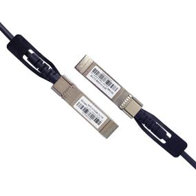 img 3 attached to 🔌 10Gb SFP+ Ethernet Cable, 1M DAC Copper Cable for Cisco, Ubiquiti, D-Link, Juniper, Huawei, Mellanox, Mikrotik, Netgear, Supermicro - Compatible with SFP-H10GB-CU1M