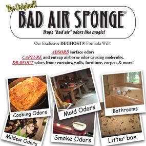 img 2 attached to 🌬️ Bad Air Sponge 2lb. Container: Superior Odor Eliminator (3002N)