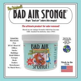 img 3 attached to 🌬️ Bad Air Sponge 2lb. Container: Superior Odor Eliminator (3002N)