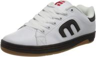 men's white and black etnies calli cut skate shoes логотип