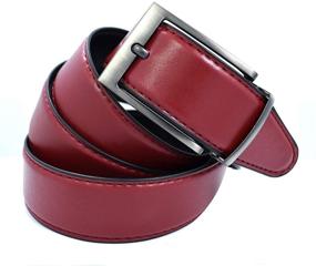 img 3 attached to Stylish Reversible Belt: 35mm Royal Blue Men's Accessory