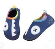 🌈 vibrant rainbow barefoot shoes for toddler girls: perfect for indoors & outdoors logo