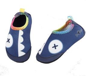 img 4 attached to 🌈 Vibrant Rainbow Barefoot Shoes for Toddler Girls: Perfect for Indoors & Outdoors