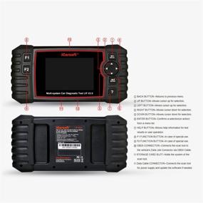 img 2 attached to 🚗 iCarsoft LR V2.0: Professional Multi-System Auto Diagnostic Tool for Landrover/Jaguar ABS SRS Oil Reset DPF, with LR II Update