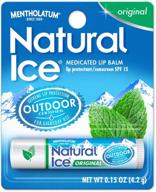🌞 natural ice spf 15 lip balm, original flavor 12-pack: sun protection and moisture логотип