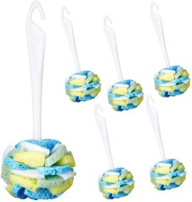 img 3 attached to 🧽 Compac's Dish SpongeWand Plus: 360° Scrubber for ToughtoClean Pots & Pans (Pack of 6)