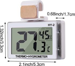 img 3 attached to Weewooday Hygrometer Thermometer Temperature Thermometer