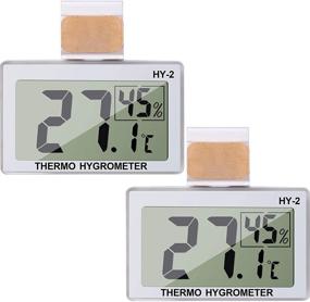 img 4 attached to Weewooday Hygrometer Thermometer Temperature Thermometer