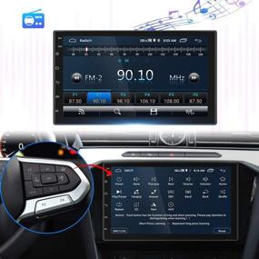 img 2 attached to 7'' Touchscreen Android Double Din Car Stereo with GPS Navigation, Bluetooth, WiFi, Mirror Link, FM Radio, 2 USB Ports, and Rear View Camera