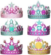 mermaid birthday headbands decorations supplies logo