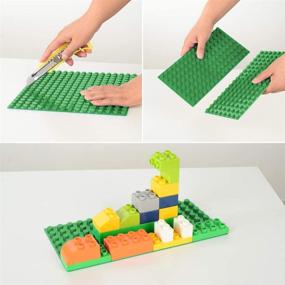 img 3 attached to 🏗️ Stick Baseplate: Versatile Self Adhesive Baseplates for Compatible Building Blocks
