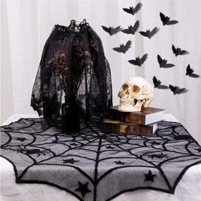 img 2 attached to 🎃 Halloween Decorative Rectangular Tablecloth - Sunnyglade