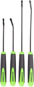 img 2 attached to 🔧 OEMTOOLS 25429 O-Ring and Seal Remover Set: Ideal for Easy Removal and Replacement of O Rings and Seals, Suitable for Mechanics and Home Garage Use: 4 Pack Including 2 Contoured and 2 Spoon Tips in Green and Black