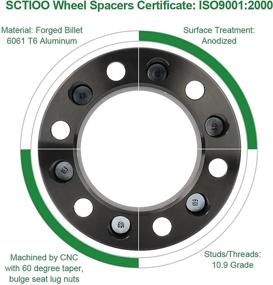 img 2 attached to 🚙 SCITOO 1.25 дюйма 4X 5x5 до 5x5 дюймов расширители колесных пространств с центрирующим диском для улучшенной совместимости с Jeep Grand Cherokee Commander Wrangler XK JK WK