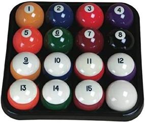 img 2 attached to Organize and Perfect Your Billiard Experience with the Coast Athletic Billiard Ball Rack and Tray