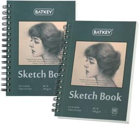 img 4 attached to Sketchbook Acid Free Professional Artists 2Pack5 58 5Ih